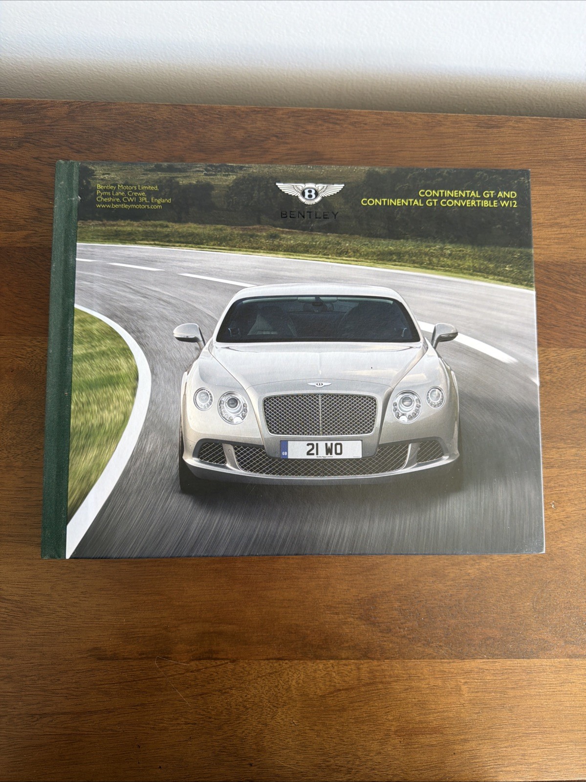 2013 Bentley Continental GT & Convertible W12 Hardcover Book Sales Brochure 13 2013 Bentley Continental GT & Convertible W12 Hardcover Book Sales Brochure 13