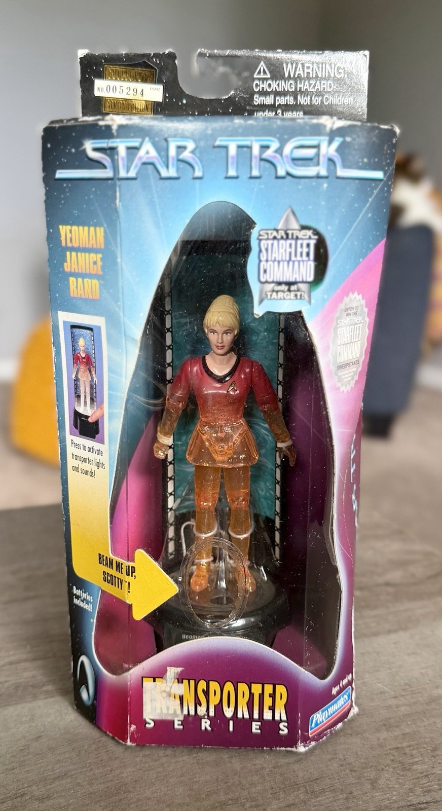 Playmates 1999 Star Trek Transporter Series YEOMAN JANICE RAND - NIB 