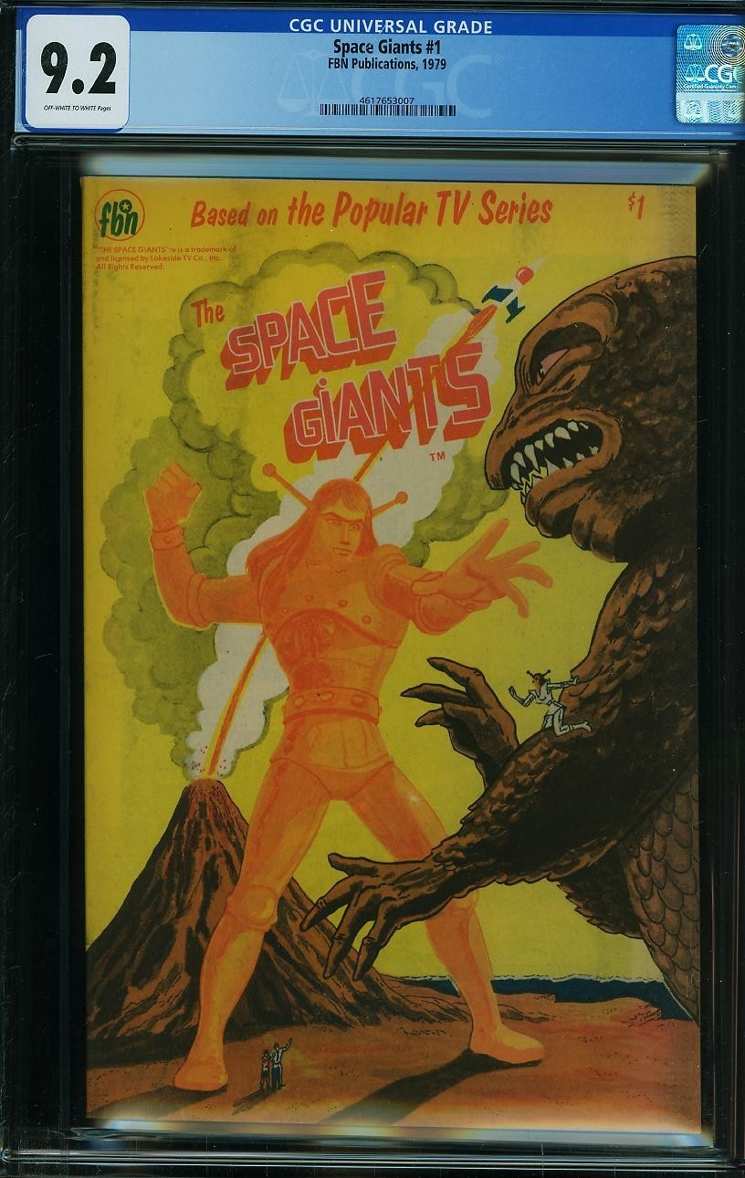 Space Giants 1 CGC 9.2 FBN 1979 TV Series Adaptation Off-White White Pages Space Giants 1 CGC 9.2 FBN 1979 TV Series Adaptation Off-White White Pages