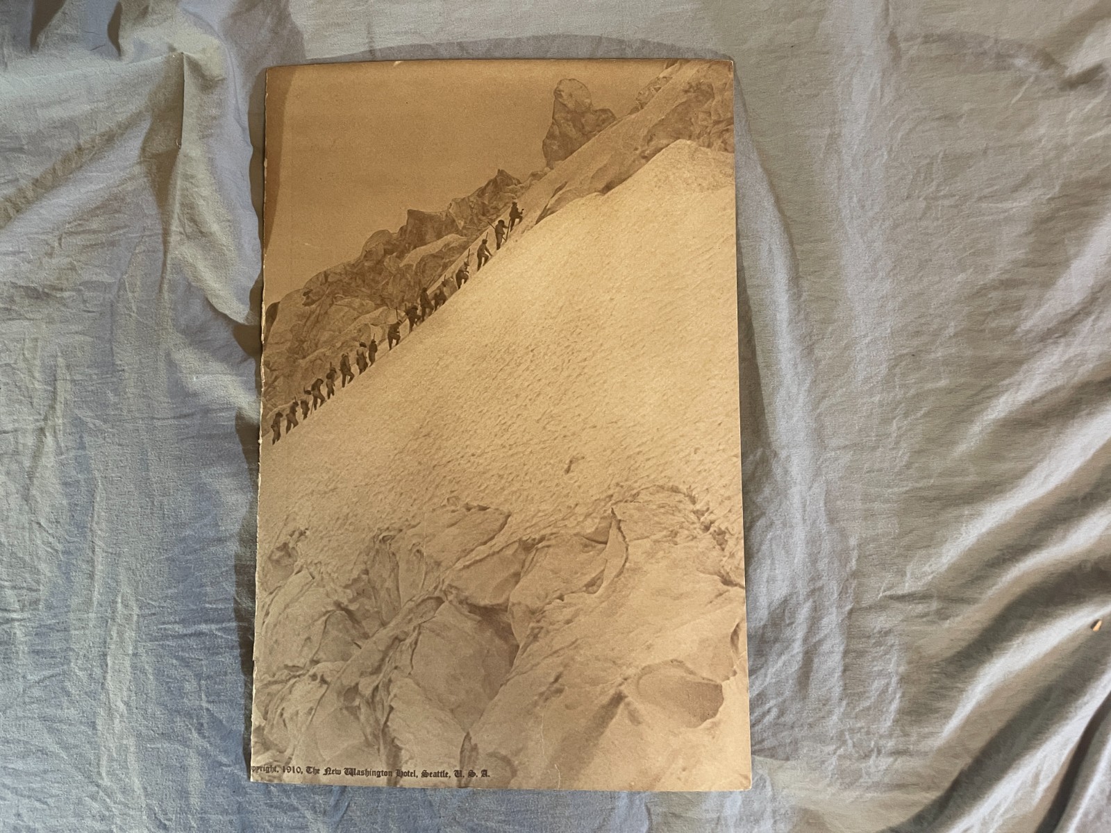 1912 The New Washington Hotel Restaurant Menu Seattle Washington WA Vintage