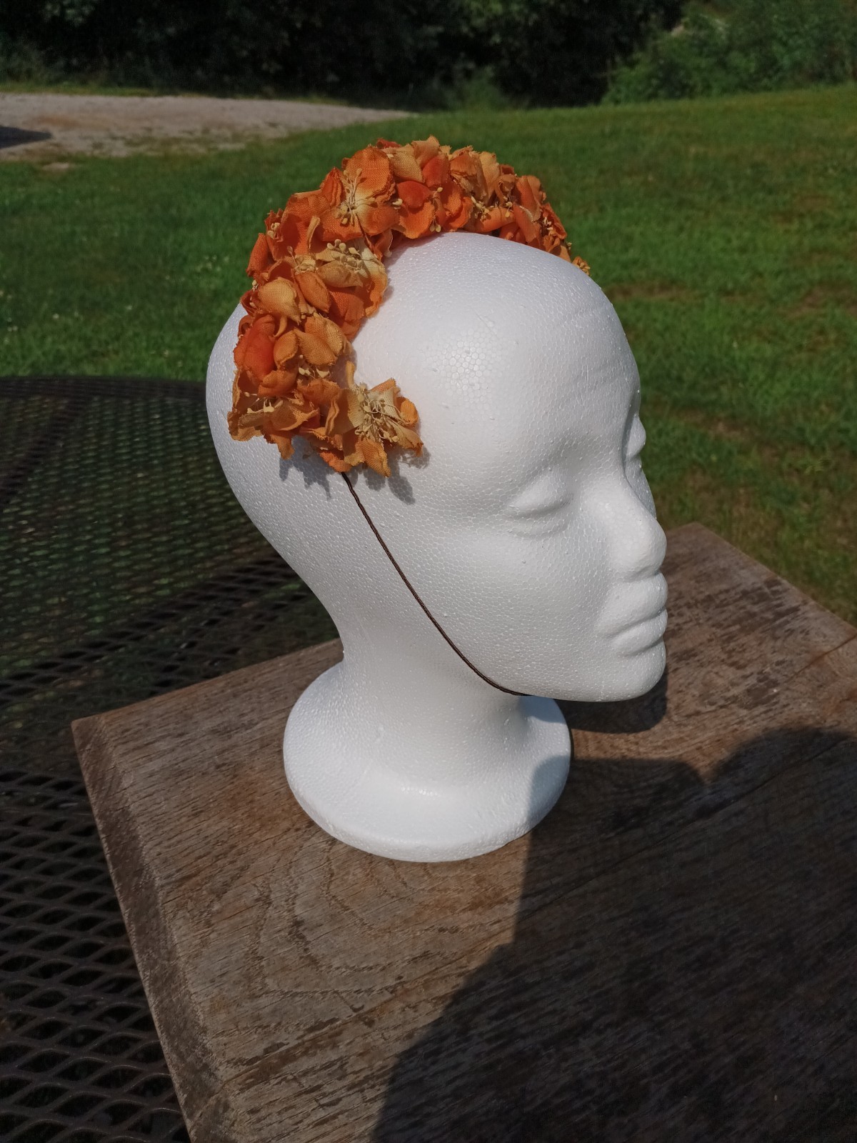 Vintage 1950's 1960's Women's Floral Headband