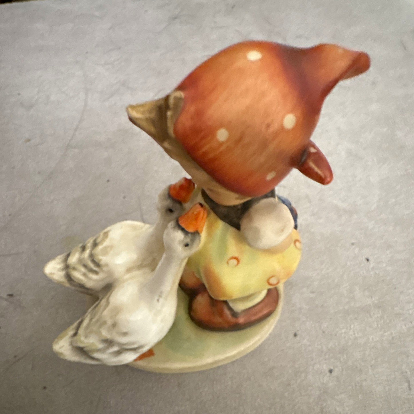 Vintage Goebel Hummel Goose Girl 47 3/0 Germany Girl w/ Geese Figurine