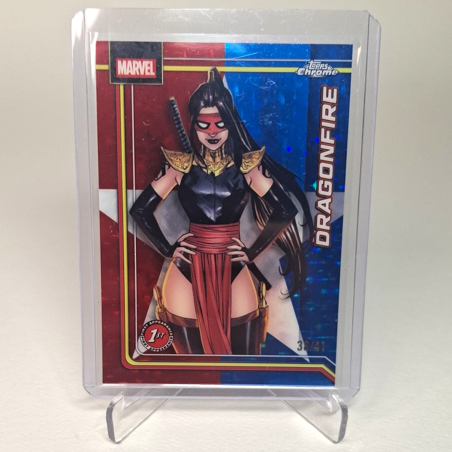 Topps 2026 Topps Chrome Marvel Dragonfire #033 1st Edition Serial #/41