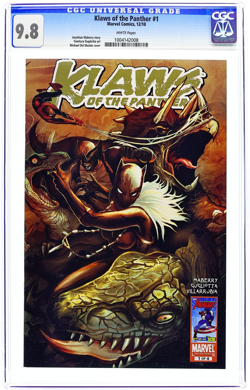 Klaws of the Panther 1A CGC 9.8 2010 1004142008