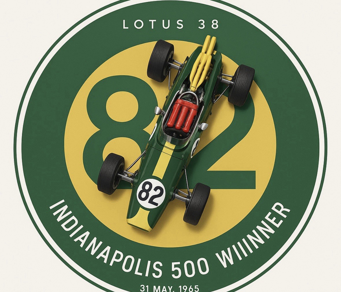 Retro Style 1965 Indy 500 Indianapolis Jim Clark Racing Ford Round Garage Sign Retro Style 1965 Indy 500 Indianapolis Jim Clark Racing Ford Round Garage Sign