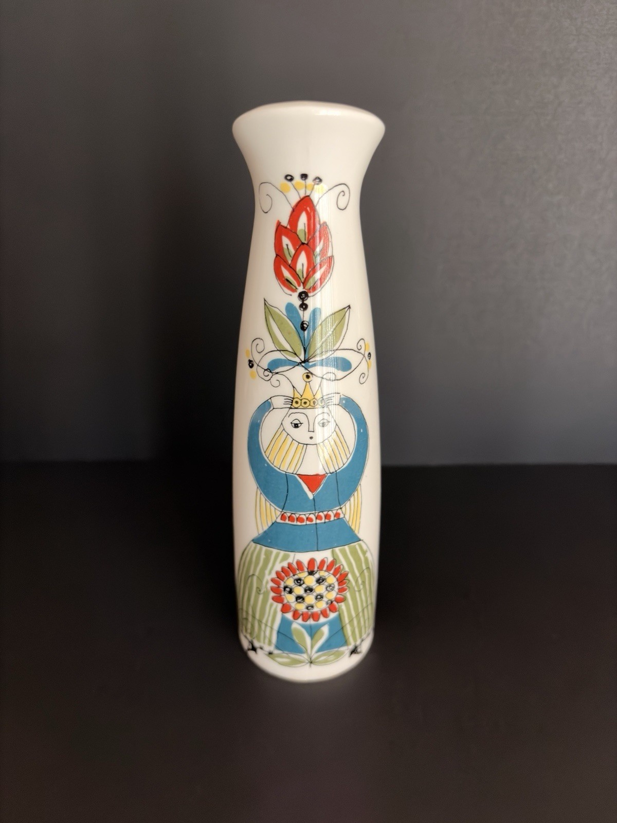 VINTAGE FIGGJO FLINT “SAGA” BUD VASE TURI GRAMSTAD OLIVER DESIGN MADE IN NORWAY VINTAGE FIGGJO FLINT “SAGA” BUD VASE TURI GRAMSTAD OLIVER DESIGN MADE IN NORWAY