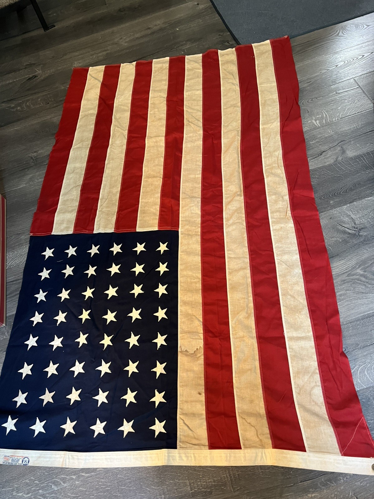 American Flag 48-Star Vintage 1912-1959, 4'x6' Bulldog Bunting