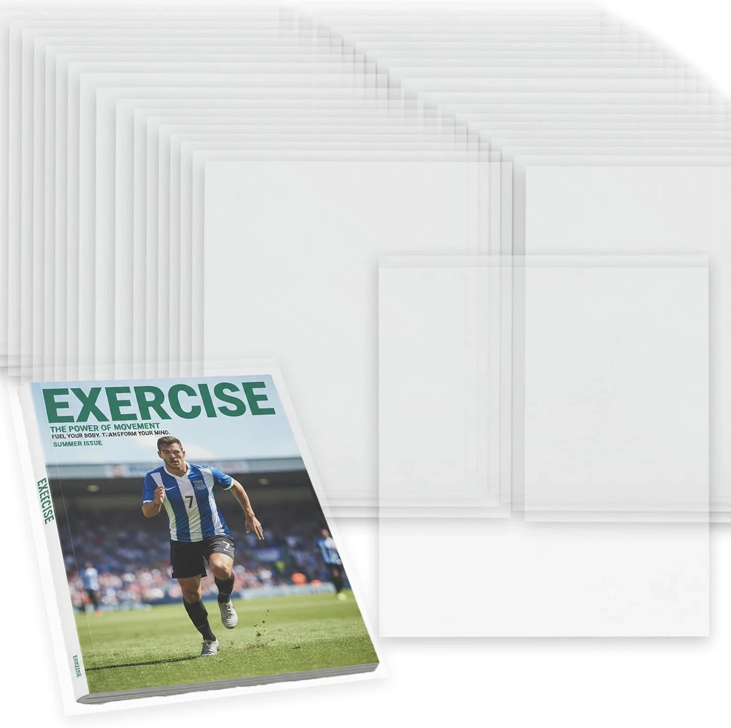 100 PCS Magazine Protectors Clear Plastic Sleeves Resealable Magazine Bags Comic 100 PCS Magazine Protectors Clear Plastic Sleeves Resealable Magazine Bags Comic
