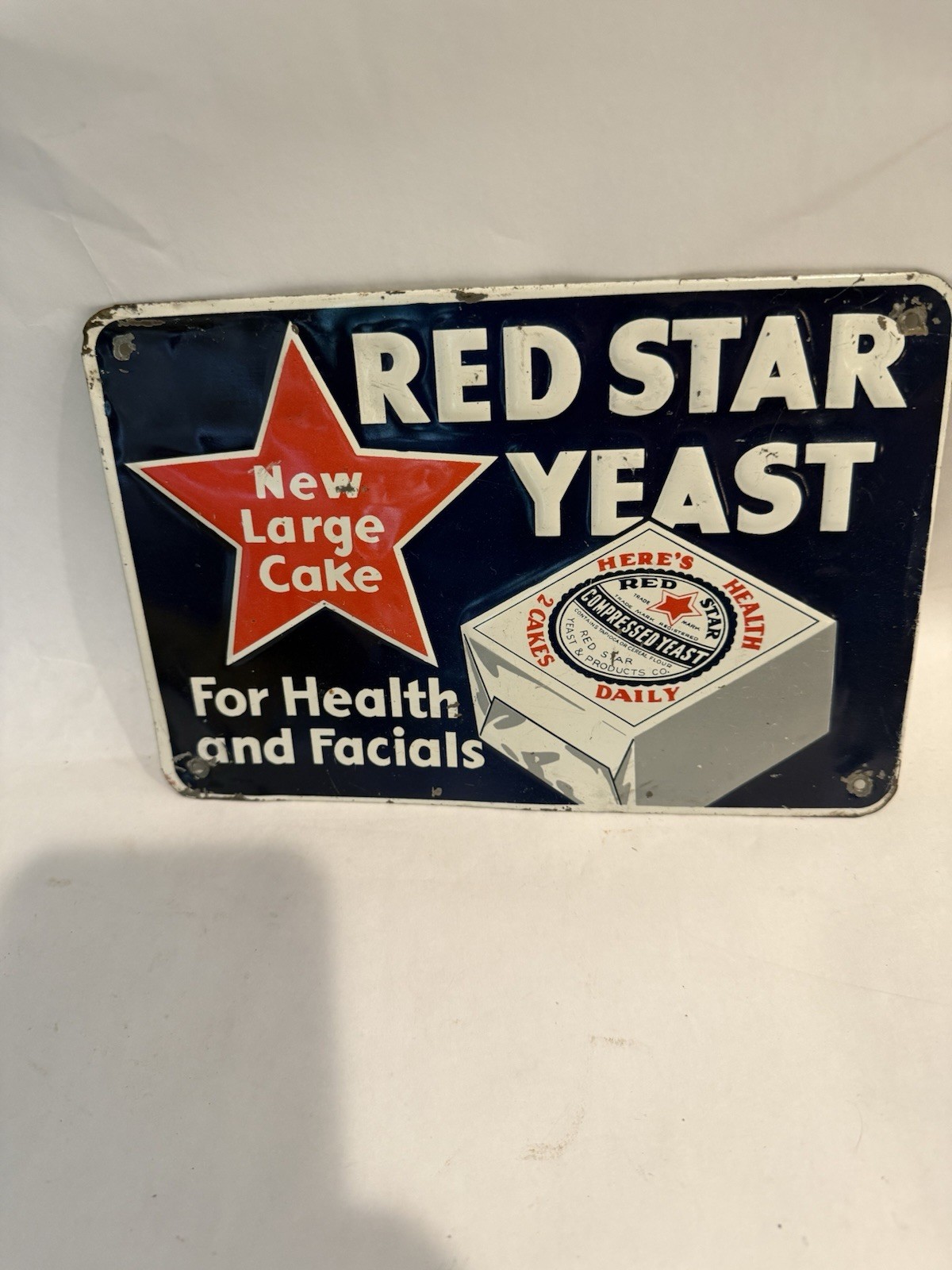 Vintage Red Star Yeast Metal Sign