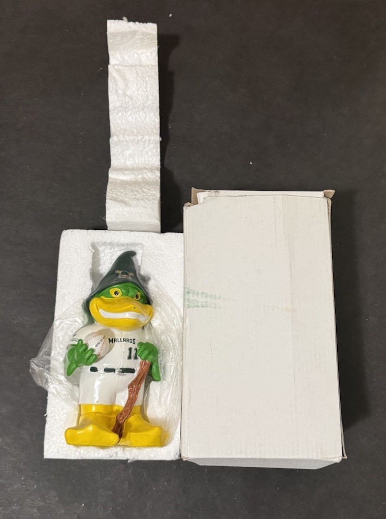 ULTRA RARE Madison Mallards Garden Gnome -NEW