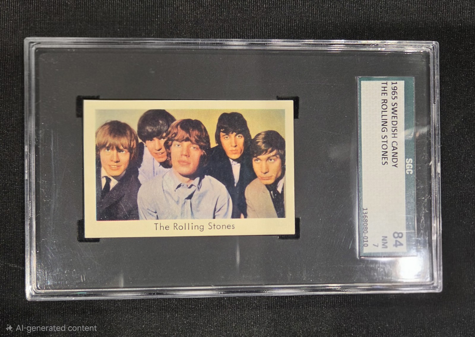 1965 THE ROLLING STONES SGC 7 *RARE* 1/1 (HIGHEST GRADED) *SWEDISH CANDY* JAGGER