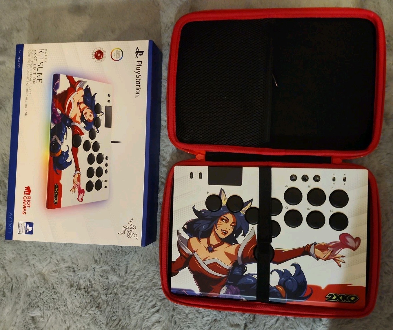 Razer Kitsune - 2XKO Edition Ahri Official Arcade Fight Stick League Of Legends