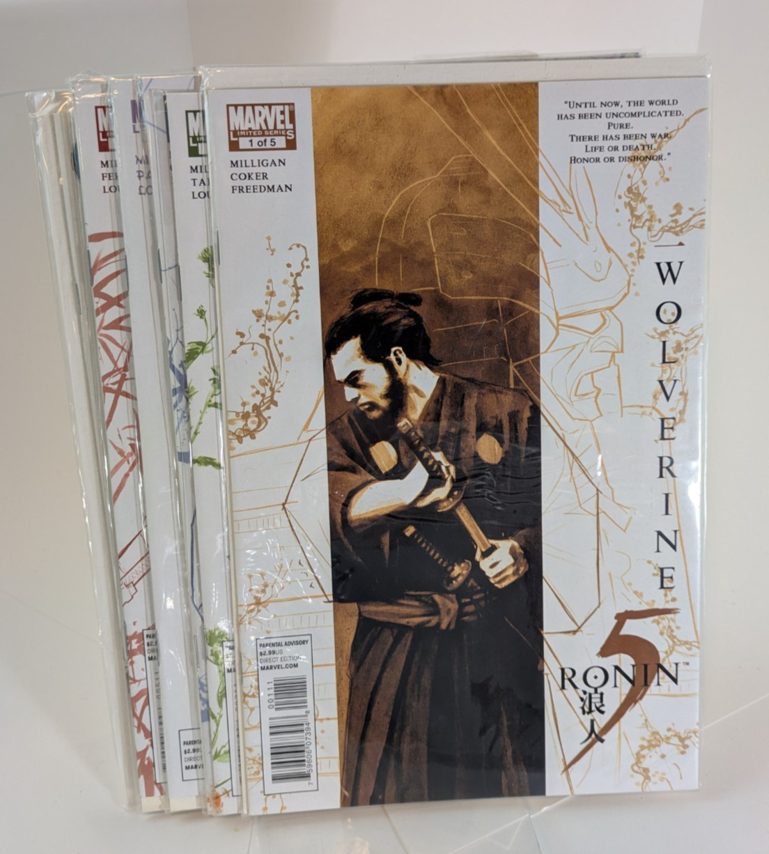 5 Ronin Issues 1, 2, 3, 4, 5 Complete Set Variant Covers (2011) Marvel Very rare