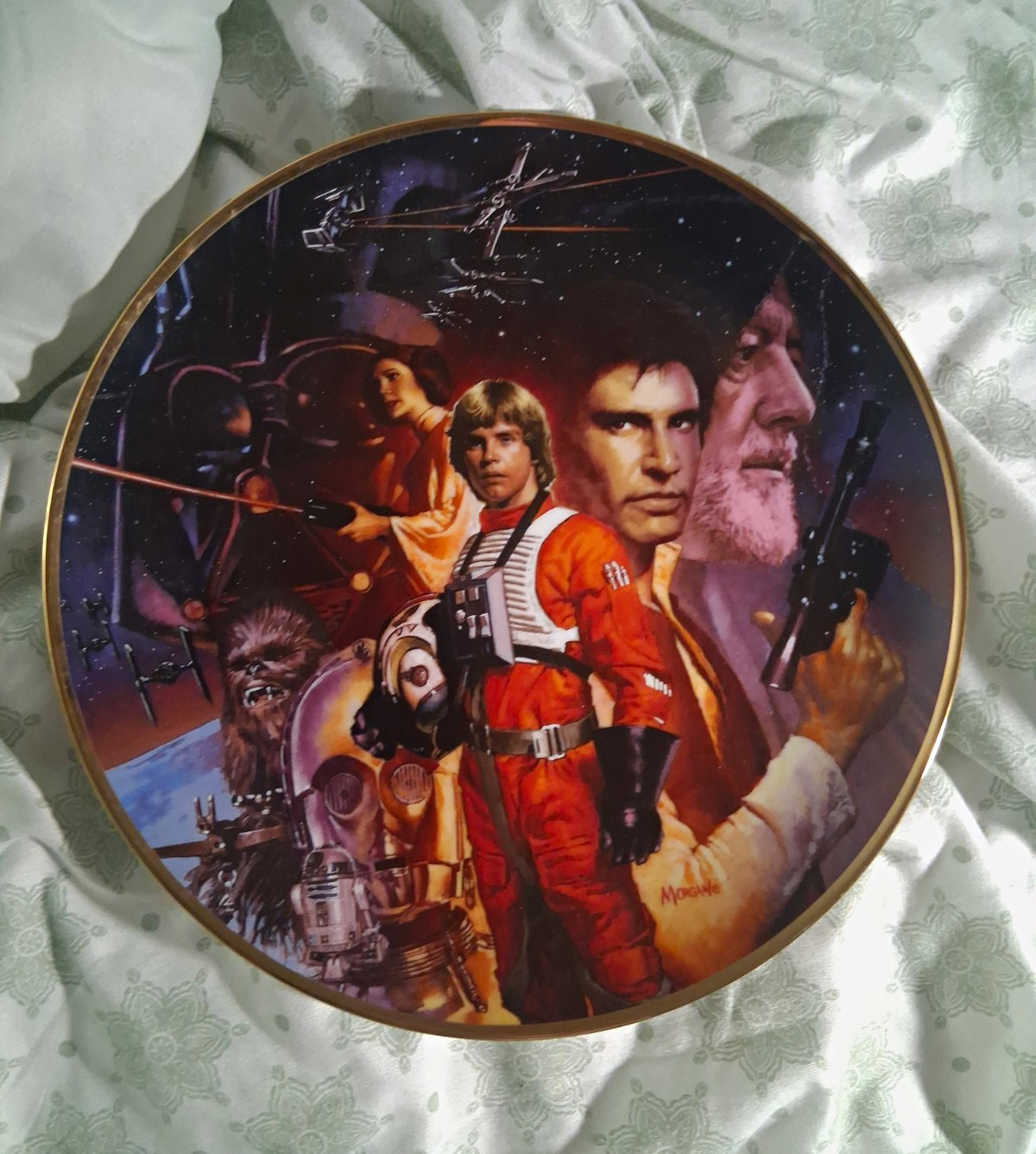 Star Wars Trilogy collector plates Hamilton by Morgan (C2)