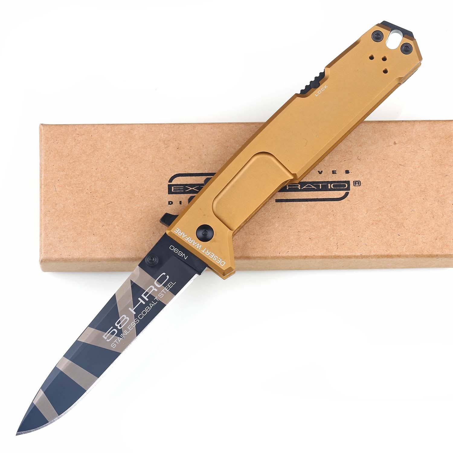 Edc Antique Large Old Carbon Steel Pocket Folding Knife Hunting Camping Knives