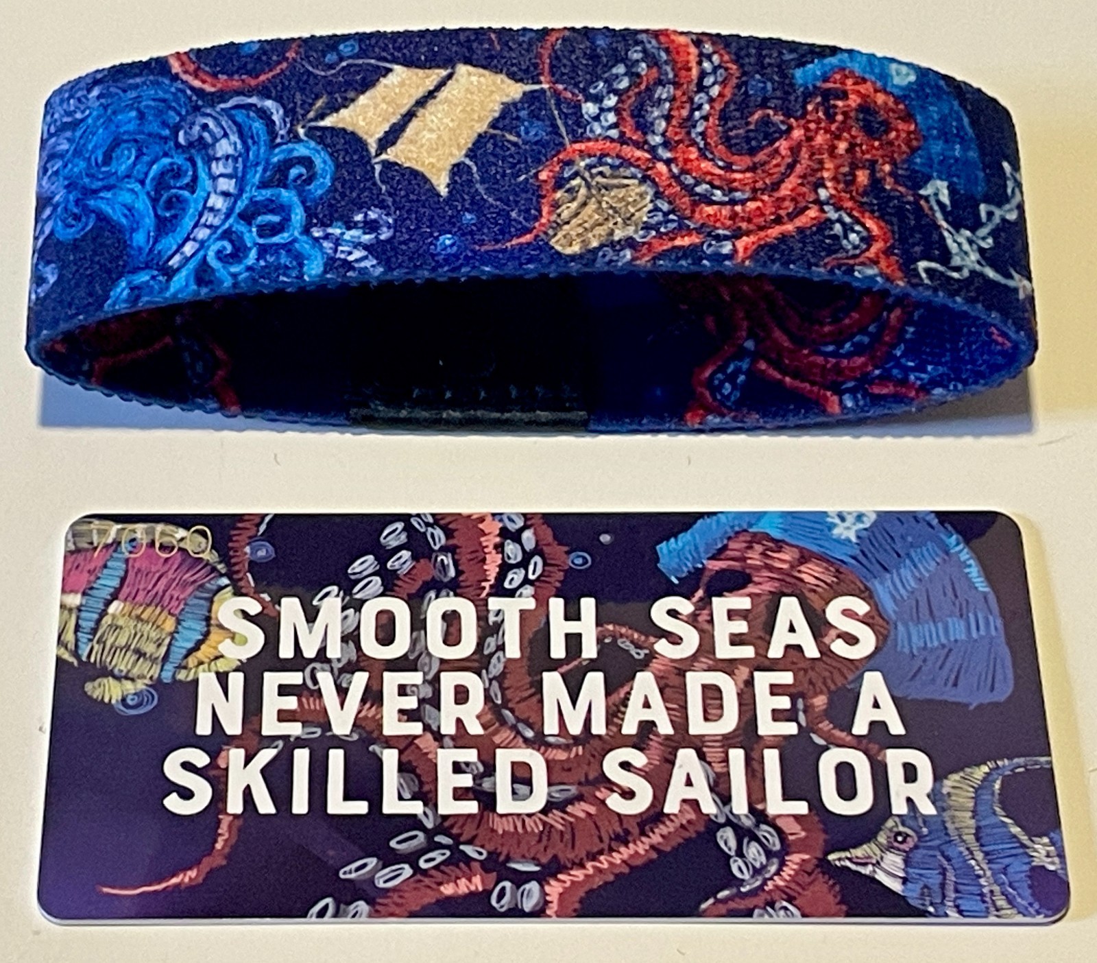 ZOX strap Smooth seas never made a skilled sailor (Medium) never worn