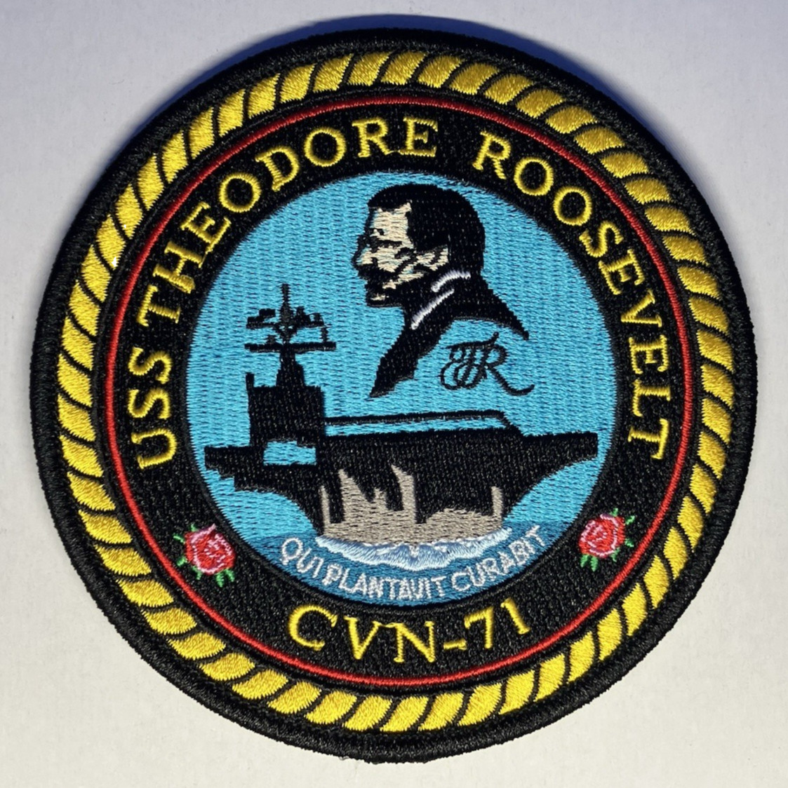 Ship's crest patch of USS THEODORE ROOSEVELT (CVN 71)