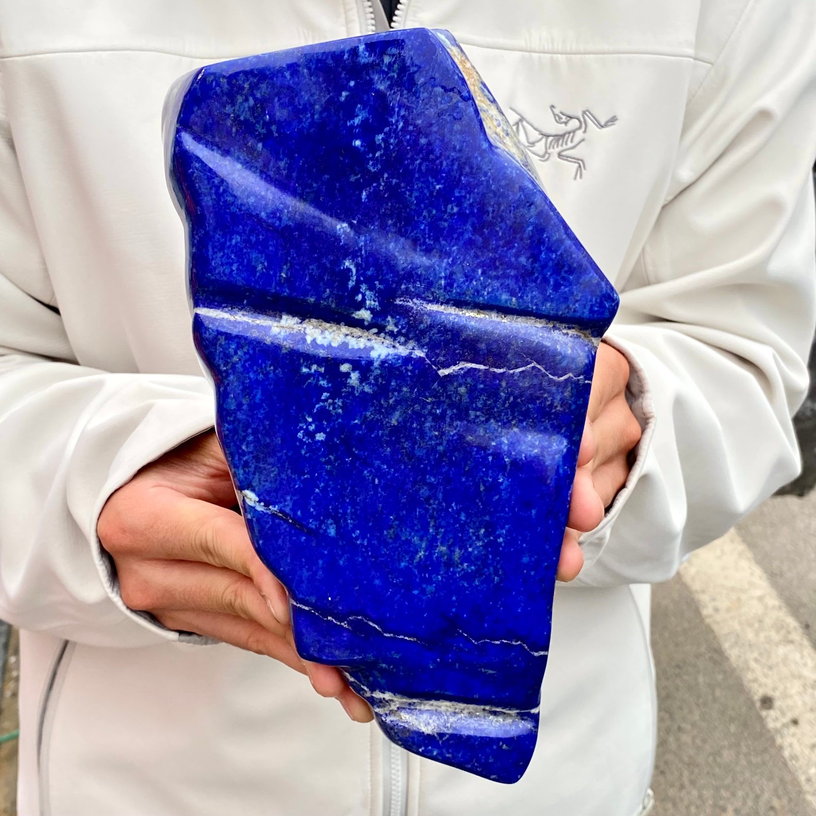 8.17LB Natural Boutique Lapis Lazuli Quartz Crystal Mineral Specimen Decorative