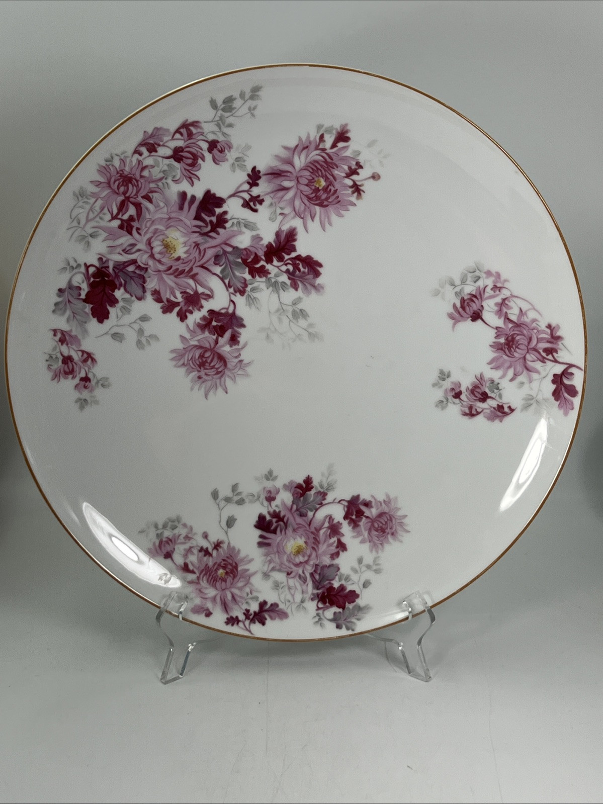Premier Noritake Chrysanthemum Pattern Large Plate Serving Bowl Diameter 14”
