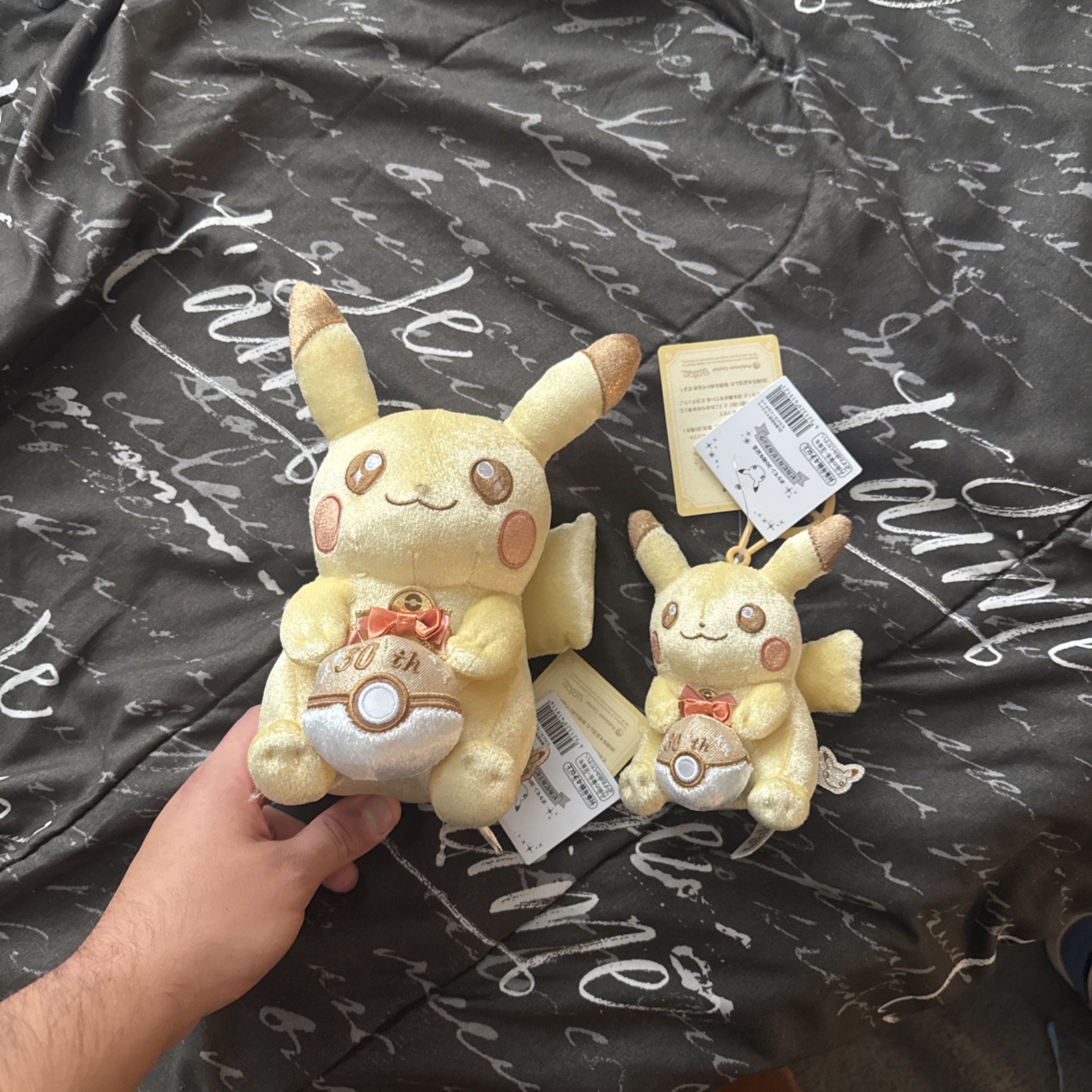 Pokemon 30th Anniversary Pikachu Plush Mascot Set Pika Pika Japan Pokemon Center