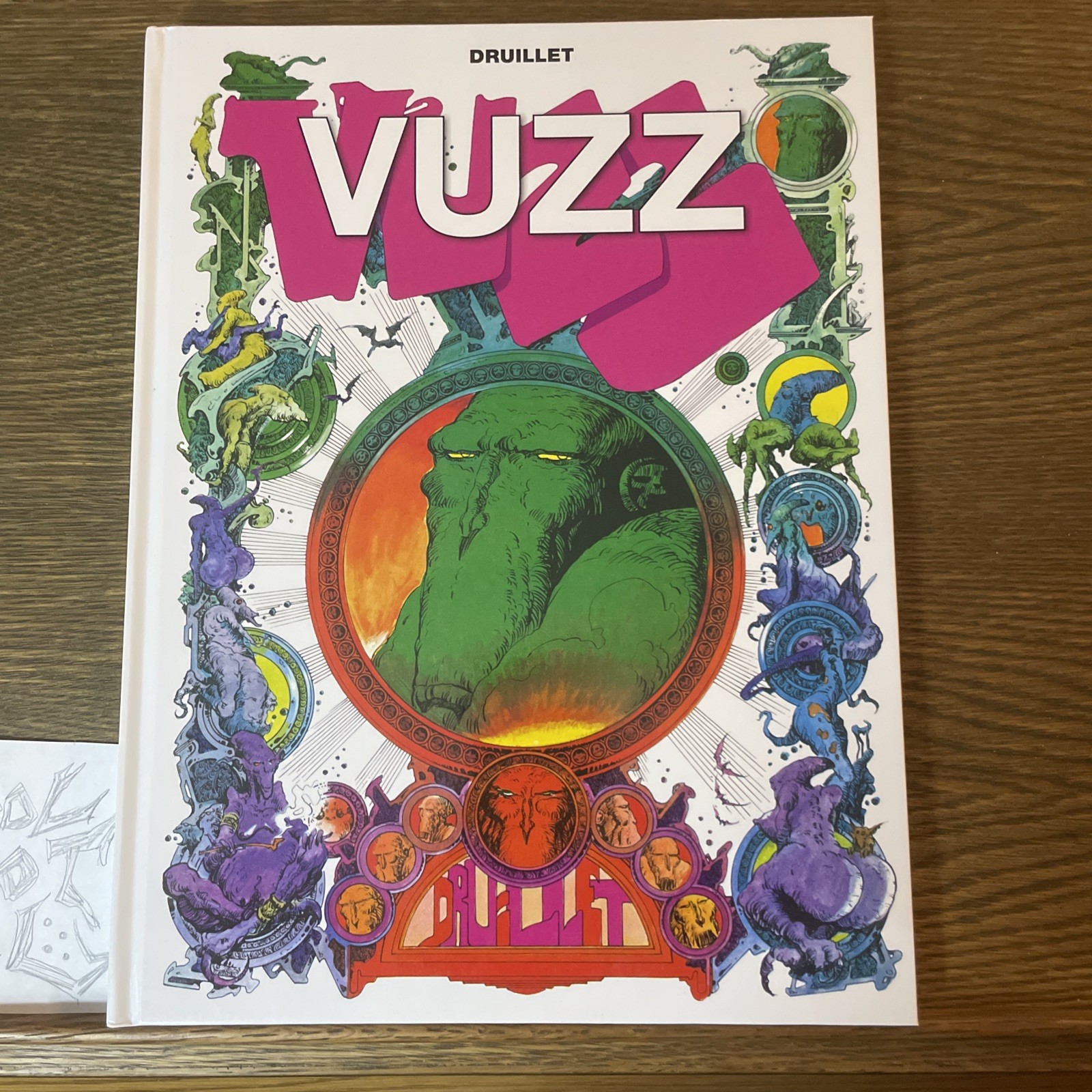 Vuzz by Philippe Druillet (2022) Titan Oversize Hardcover New 