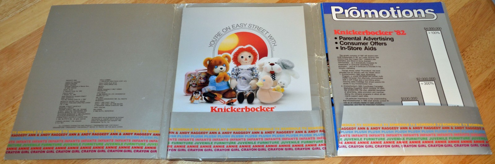 Knickerbocker Toy Co. Buyers Kit \'82 Trade Ephemera Toy Marketing Brochures Ads Knickerbocker Toy Co. Buyers Kit \'82 Trade Ephemera Toy Marketing Brochures Ads
