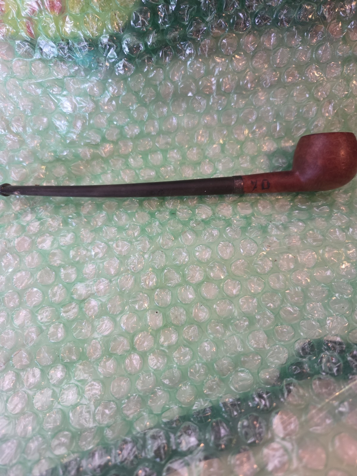 Vintage Savinelli 7D Dry System Long Billiard Italian Briar Pipe 7.75in