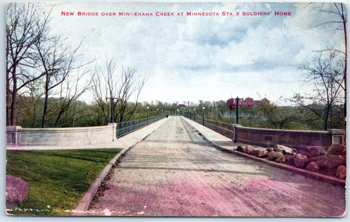 New Bridge Over Minnehaha Creek At Minnesota State Soldiers\' Home - Minnesota