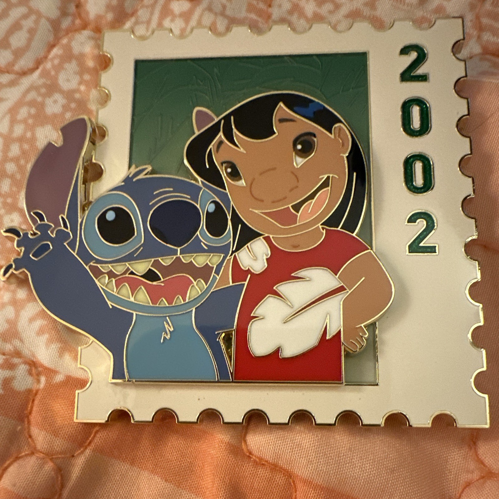 Disney Lilo & Stitch 2002 Stamp Pin Single Limited Edition 500