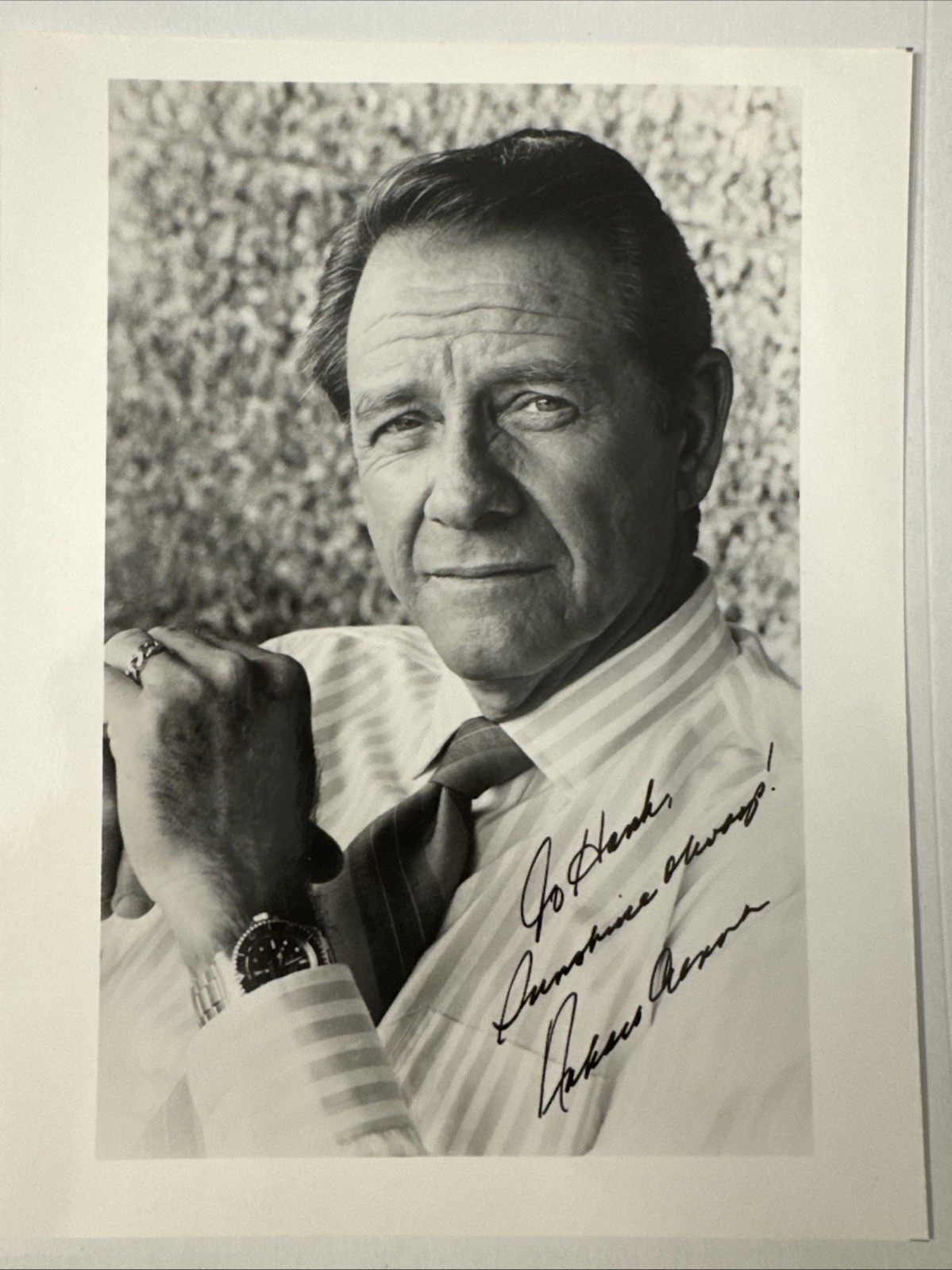 Richard Crenna (d. 2003) AUTOGRAPHED Signed 8x10 Photo Sand Pebbles RAMBO