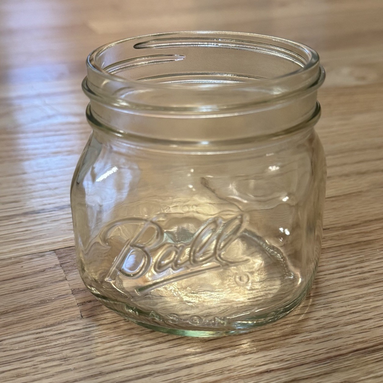 Ball Wide Mouth Short Square Squat Squatty 500 ml 16 oz Pint Mason Jar