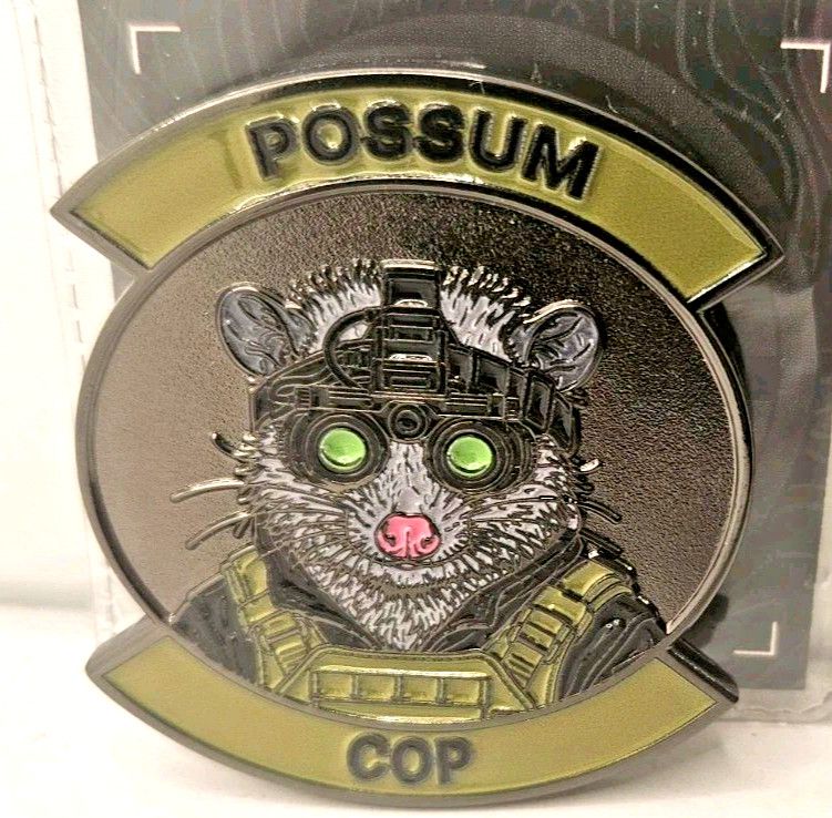 Arkansas Game & Fish Enforcement GAME WARDEN Possum Cop Challenge Coin New 2026