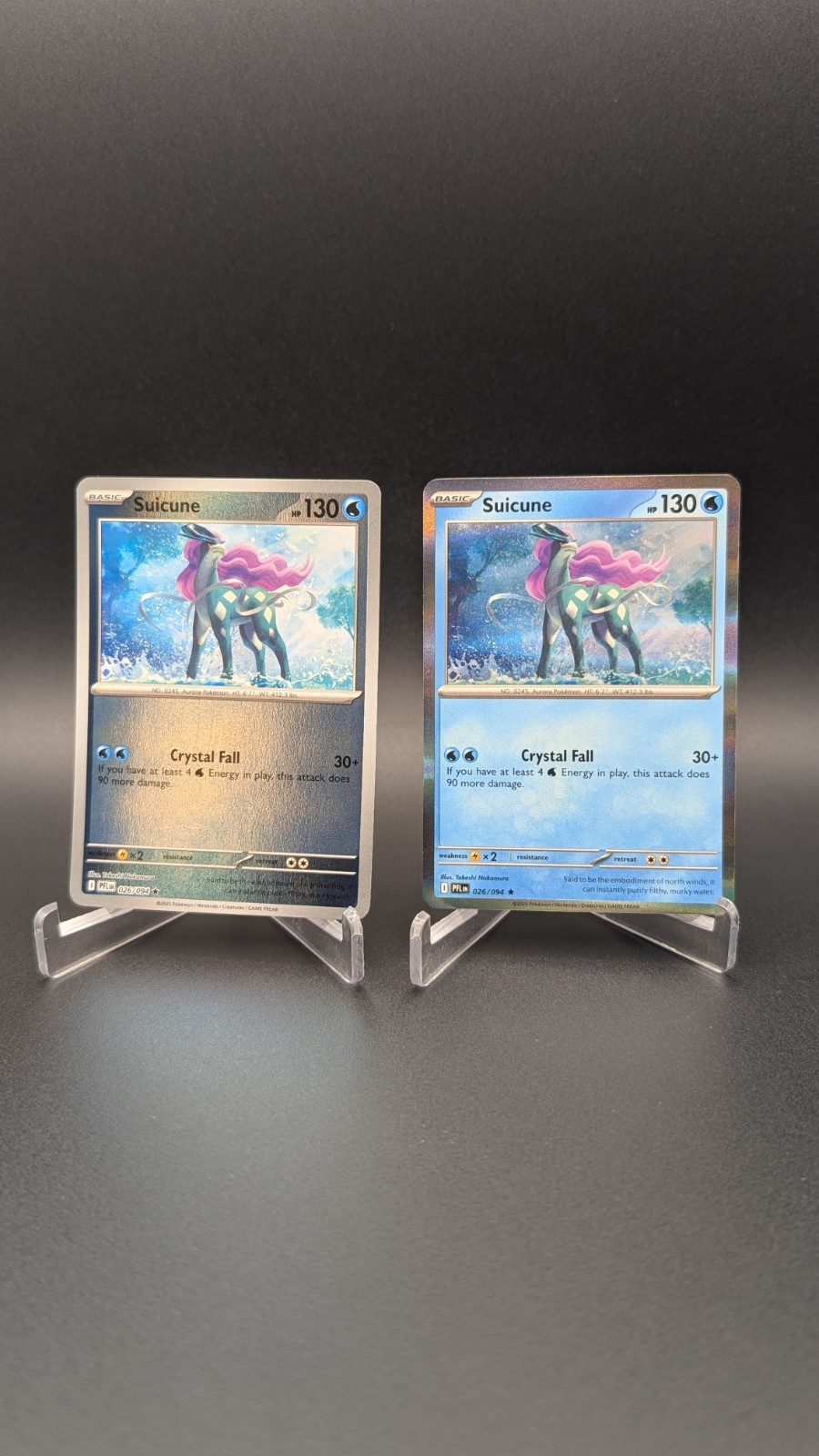 Suicune 026/094 Me02: Phantasmal Flames Reverse Holoa 2x