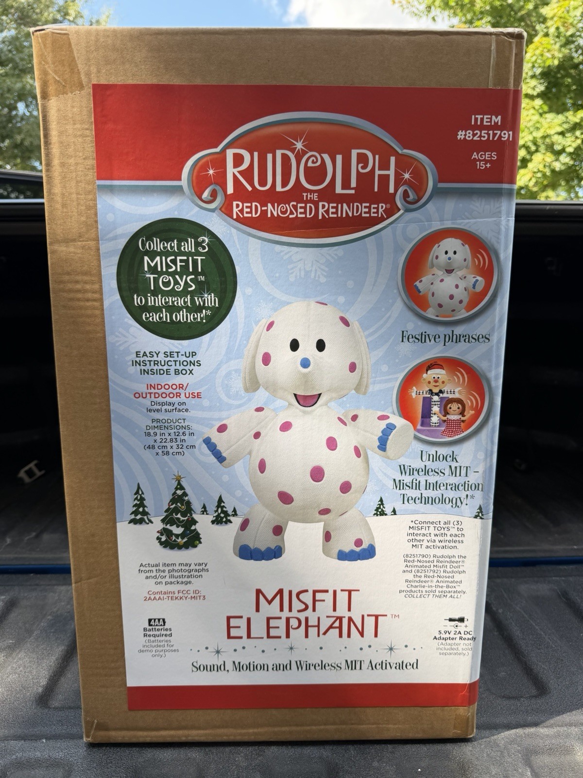 2' Misfit Elephant Rudolph the Red Nosed Reindeer Lowe's 2026 NIB ON HAND