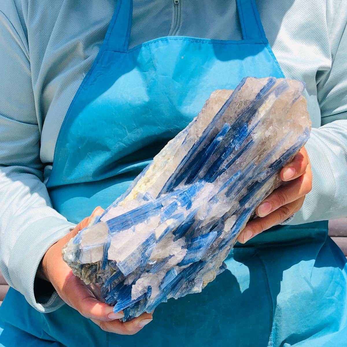 7.81LB Natural kyanite mineral quartz crystal specimen specimen healing decor
