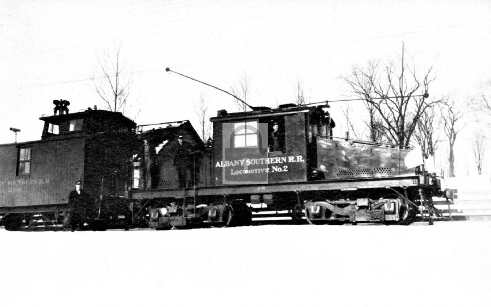 Albany Southern Railroad Locomotive Train No 2 New York NY - Reprint