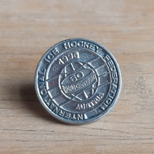 International Ice Hockey Federation 1995 World Championship Austria Pin IIHF