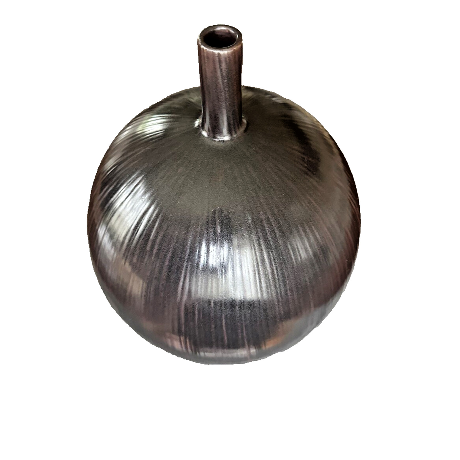 MAITLAND-SMITH HAND MADE IN THAILAND 2187-415 MODERN RARE BROWN ROUND 11”