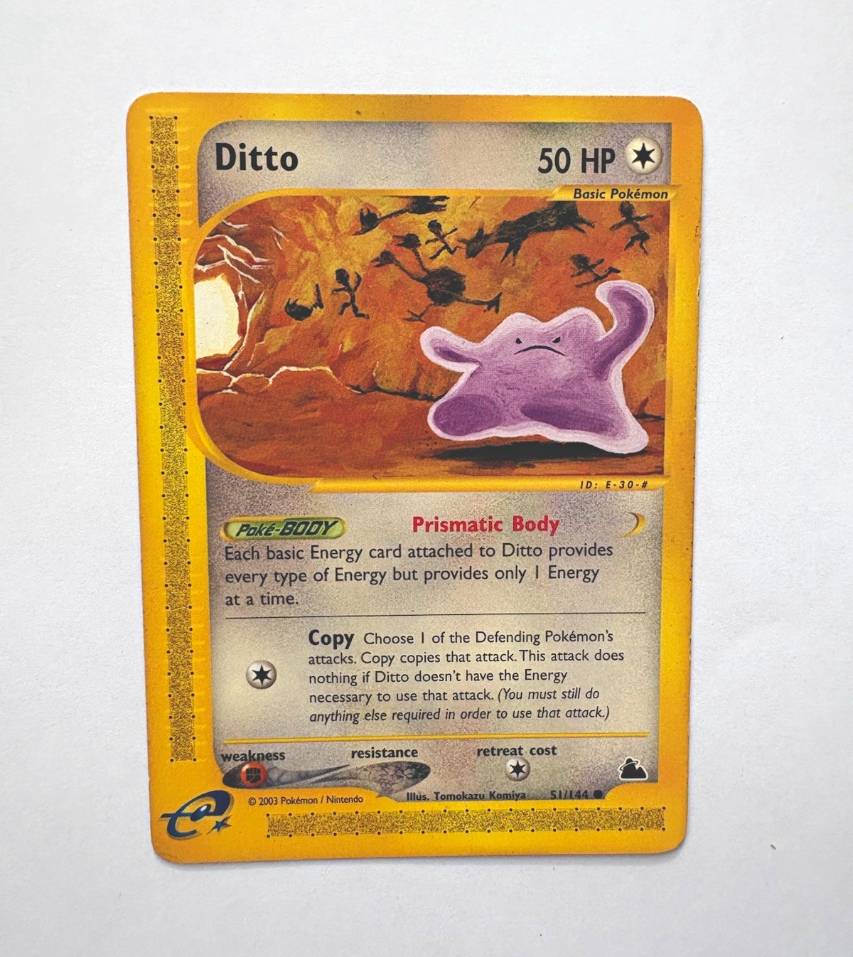 Ditto 51/144 Skyridge - NM Condition - Pokémon TCG Vintage
