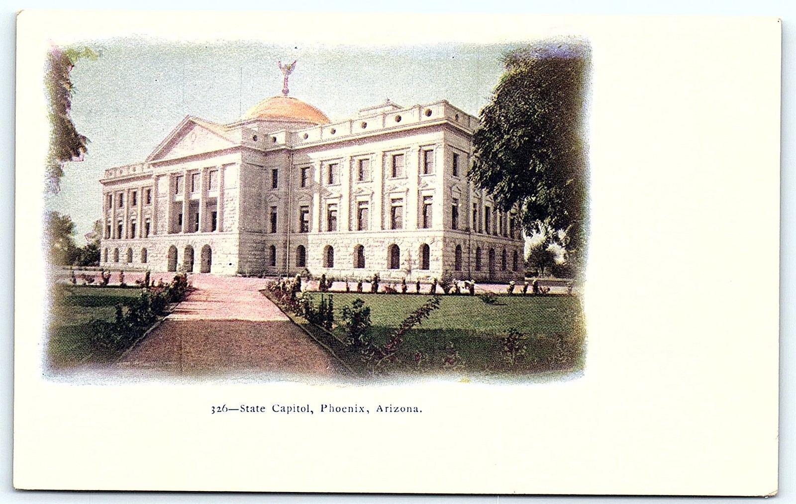 Undivided Postcard: Arizona State Capitol, Phoenix, c.1901-1