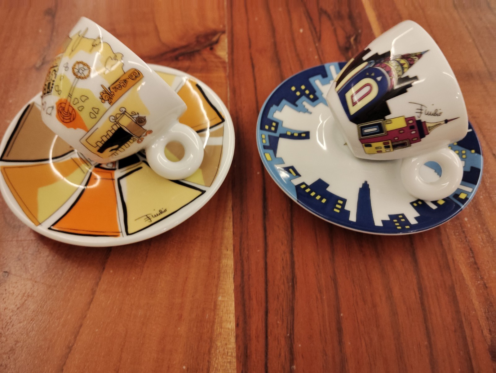 Illy art collection Emilio Pucci espresso cups