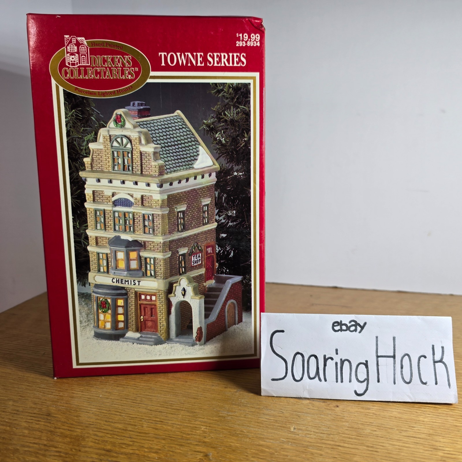 Vintage Dicken's Collectables Towne Series - Chemist House And Tea Shop