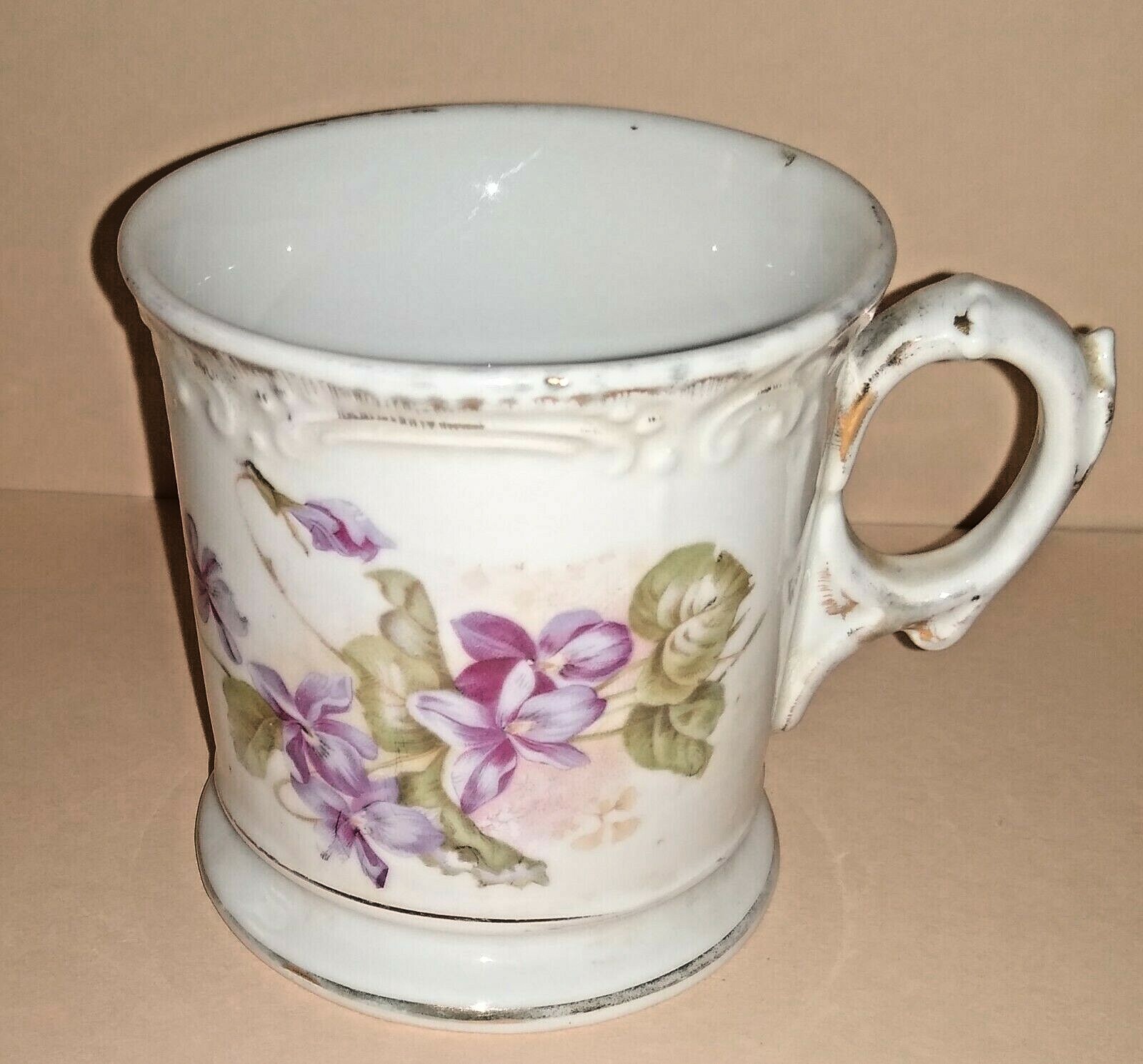 Antique Victorian ROYAL BAVARIA GERMAN SHAVING MUG 