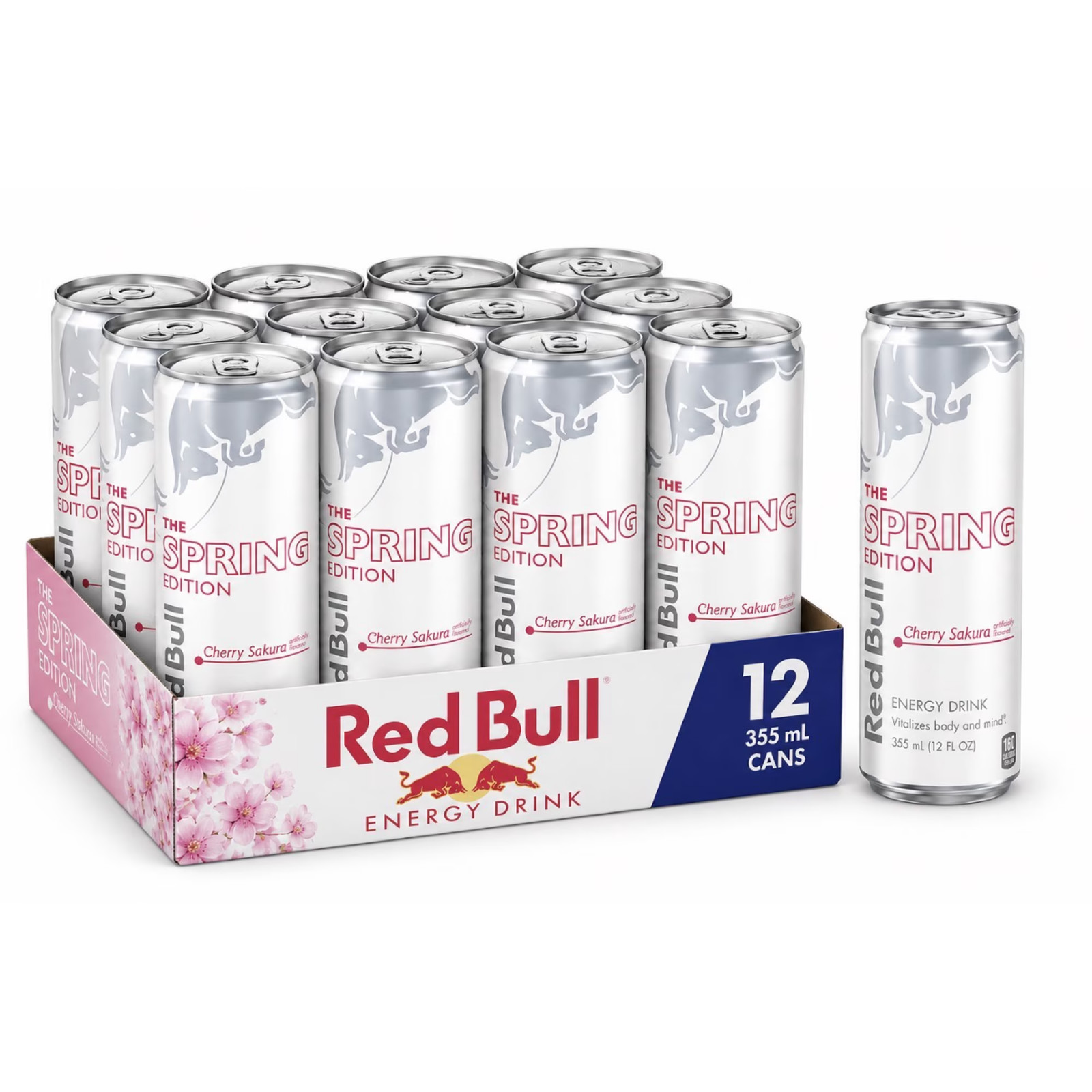 Red Bull Spring Edition 2026 Cherry Sakura 12 fl oz 12 pack Limited Edition Red Bull Spring Edition 2026 Cherry Sakura 12 fl oz 12 pack Limited Edition