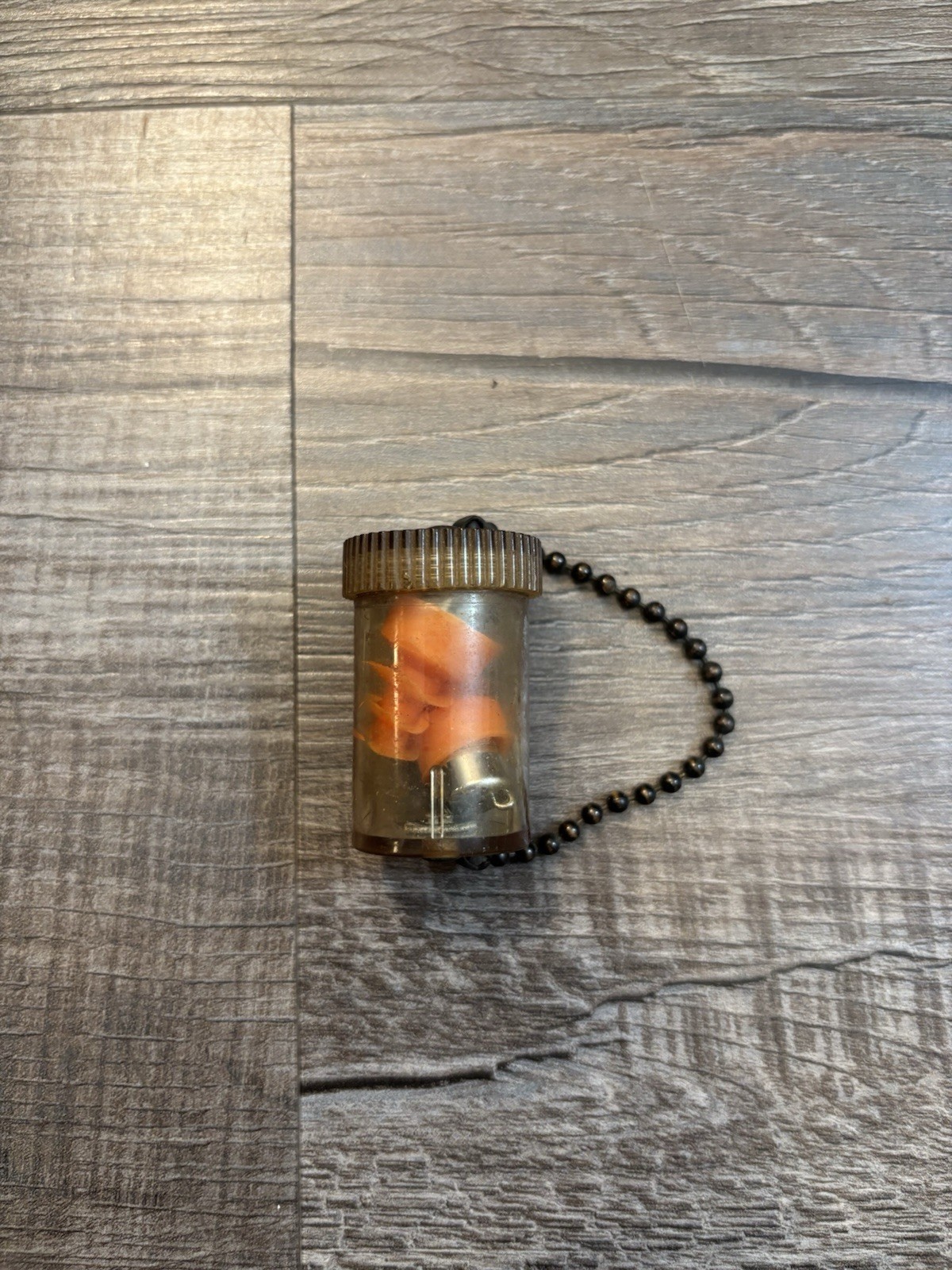 Vietnam War USGI Plastic Earplug Case With Earplugs 
