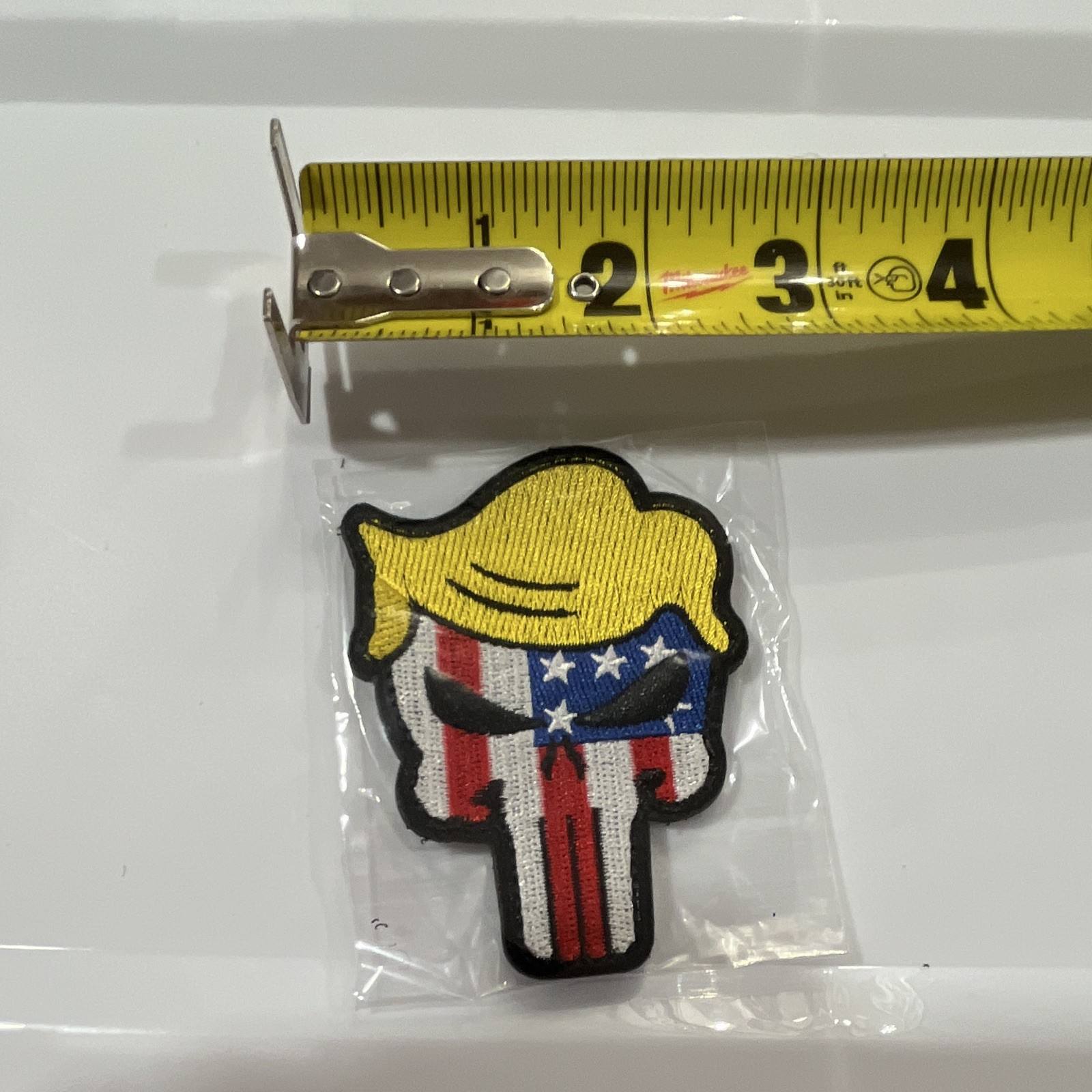 Trump Punisher Hook N Loop Patch Embroidered 
