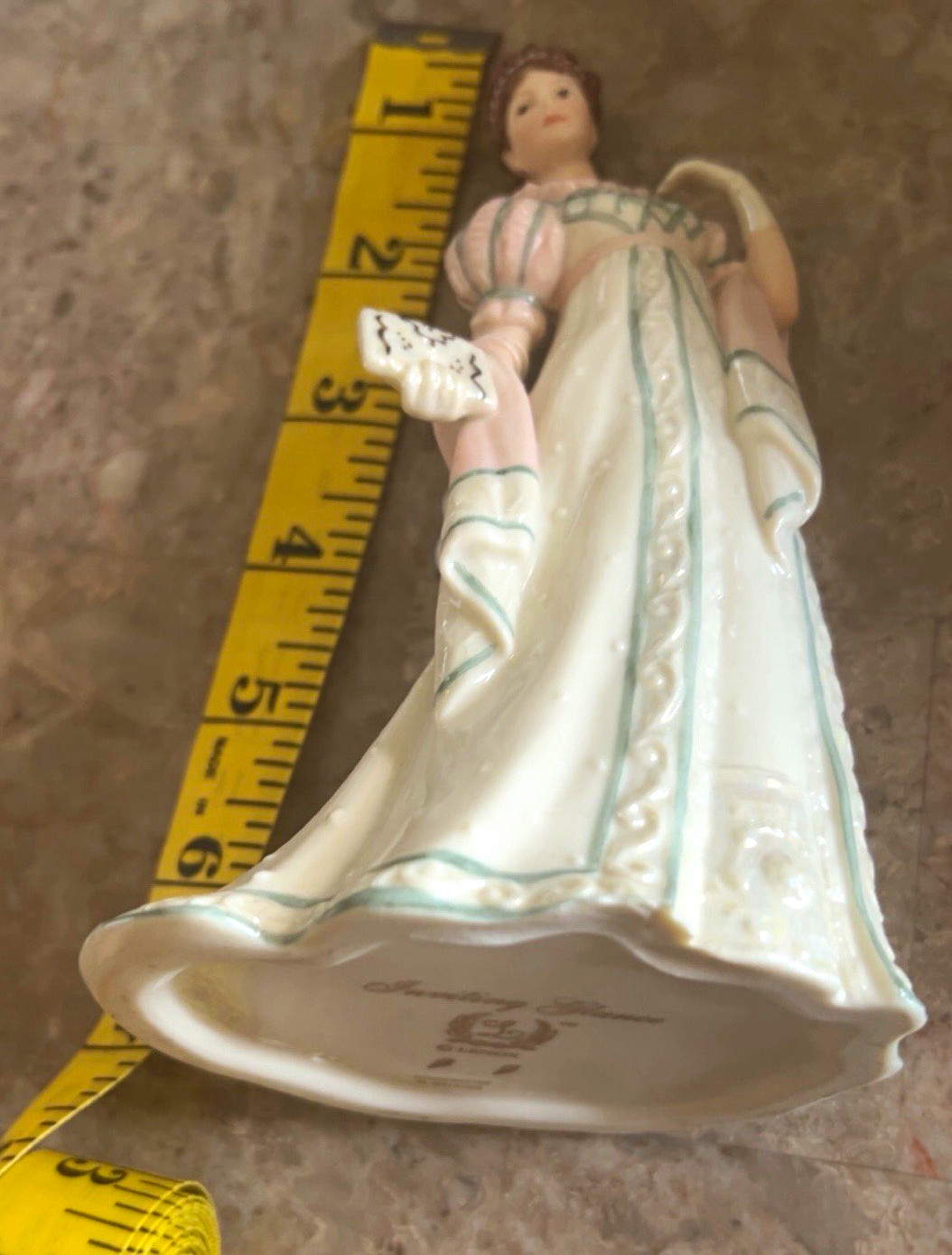Lenox Inviting Glance Porcelain Woman Figurine 8in Hand Painted Glossy