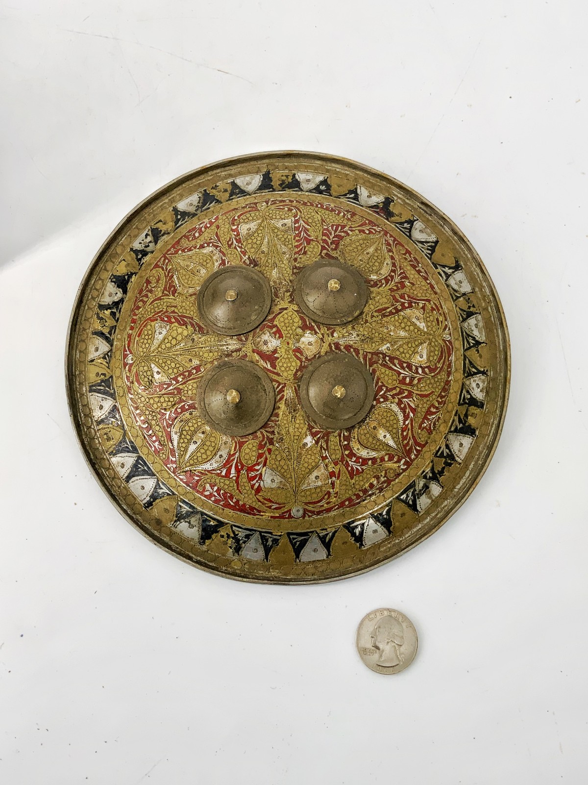Small Antique Indo Persian Dahl shield 19th c
