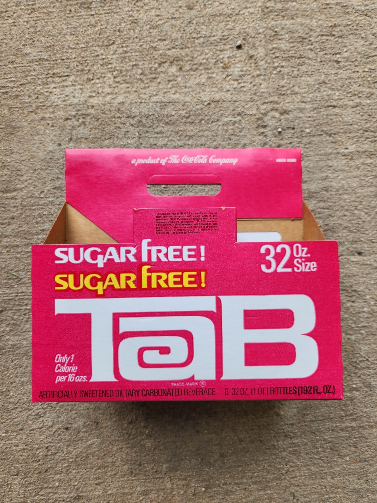 VINTAGE TAB COLA 6PACK BOX