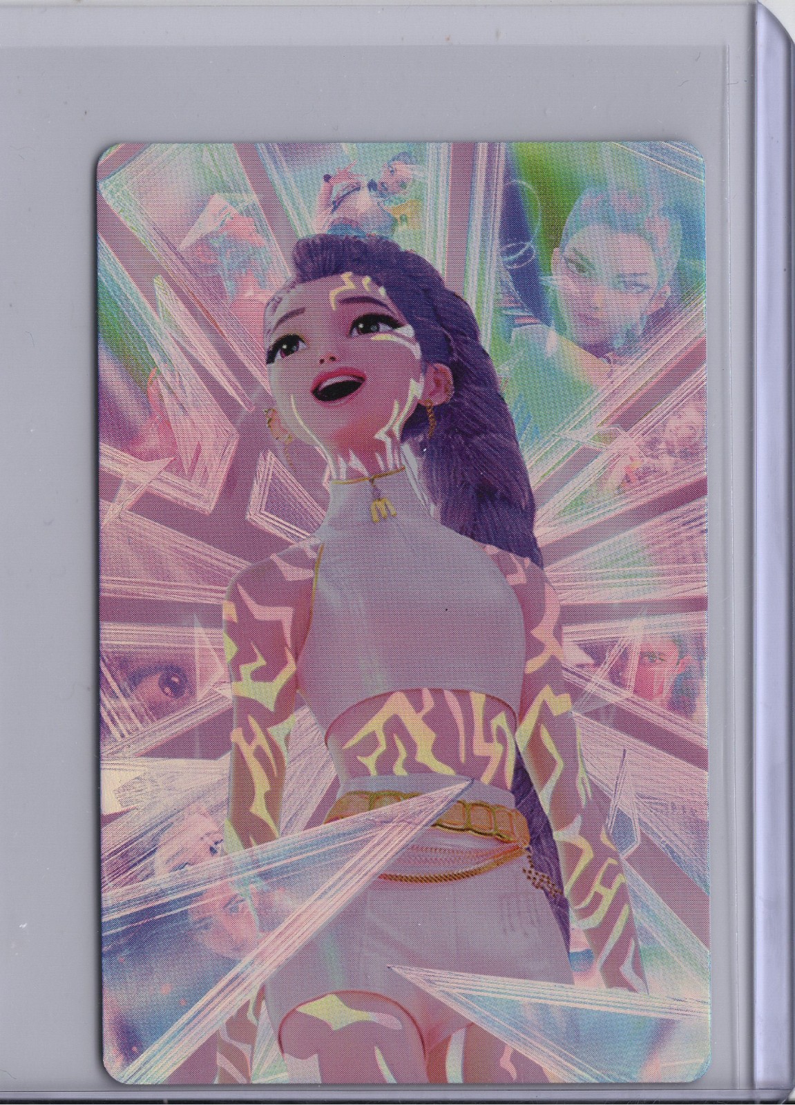 McDonald’s KPOP DEMON HUNTERS Huntrix Meal Rumi Card Holo Triple Star Ultra Rare McDonald’s KPOP DEMON HUNTERS Huntrix Meal Rumi Card Holo Triple Star Ultra Rare